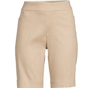 Time and Tru Women's Pull-On Bermuda Shorts Natural Tan Size 2XL (20)